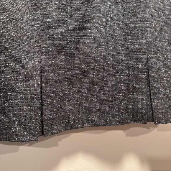 Pendleton Petite Country Clothes Wool Silk Skirt in Gray knee-length A-line VGUC - Picture 10 of 16